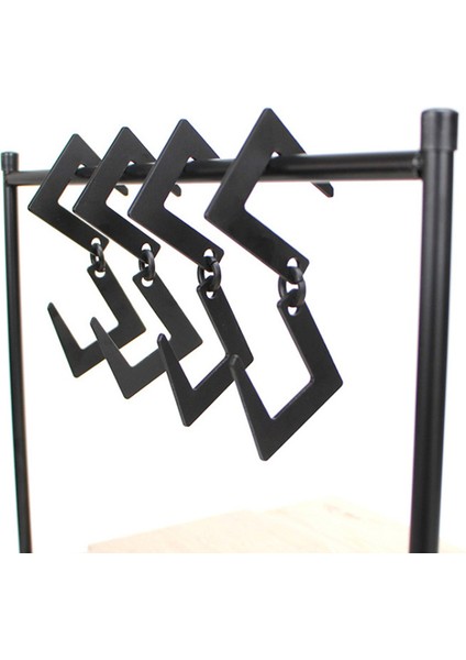 Çok Işlevli S Şeklinde Kamp Askı Kancası Askı Demiri S Askısı Yürüyüş Tencere Tava Tutucu Sırt Çantası Piknik Için-Gümüş (Yurt Dışından) modelleri