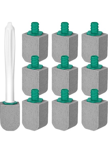 10 Adet Ponza Taşı Tuvalet Temizleyici Uzun Saplı Tuvalet Fırçası Havuz Küvetleri Mutfak Lavabosu Için Ponza Taşı (Yurt Dışından)