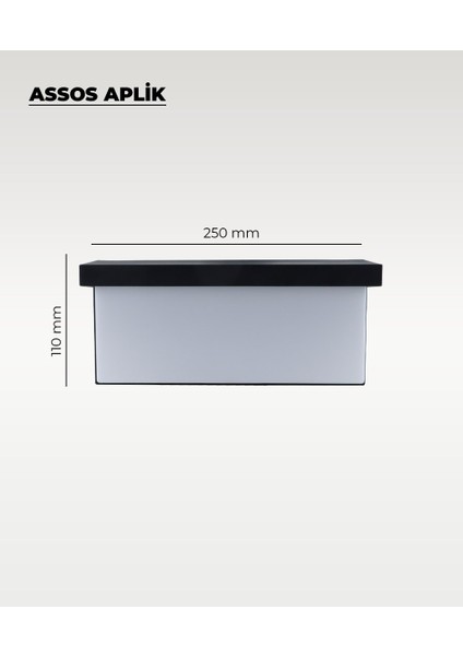 30W Assos Aplik 3200K Sarı Işık - IP44 fiyatları