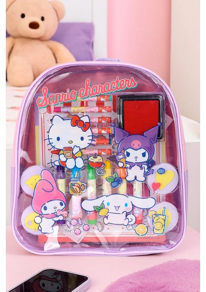 Sanrio Lisanslı Tatlı Serisi Dıy Kendin Yap Sırt Çantası Set