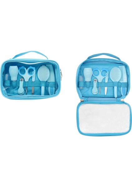 Bebek Bakım Bakım Seti Mavi 7 Parça