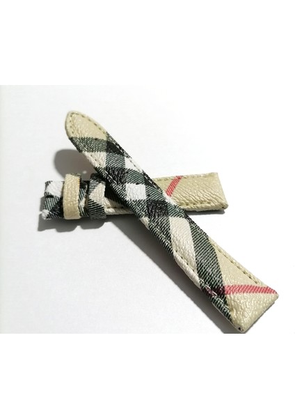 Burberry Kumaş Yüzeyli Saat Kordonu Uyumlu 22 mm fiyatları