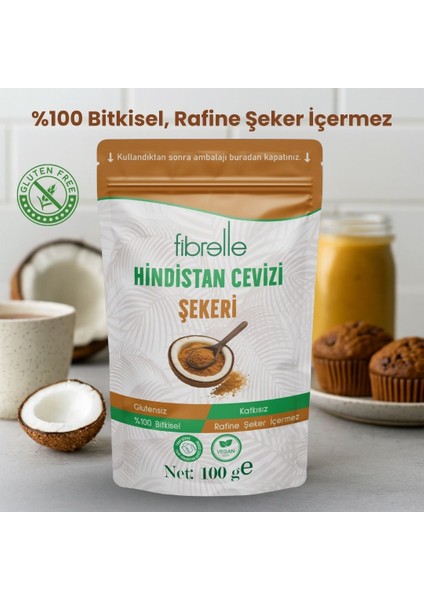 Hindistan Cevizi Şekeri 100 G fırsatları