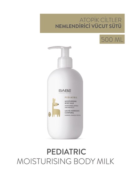 Pediatric Nemlendirici Vücut Sütü 500 ml – Doğal İçerikli, Hafif ve Hızlı Emilen Formül, Hassas Bebek ve Çocuk Ciltleri İçin fiyatları