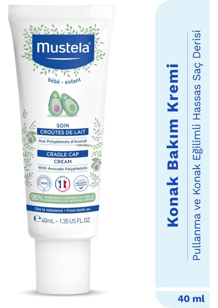 Yenidoğan ve Bebekler İçin Saç Pullanmalarına Karşı %95 Doğal İçerikli Dermatolojik Onaylı Bakım Kremi 40 ml fiyatları