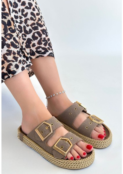 Ices Vizyon Nubuk Terlik