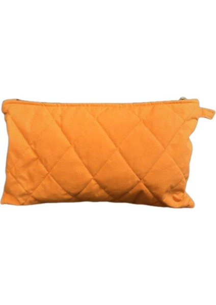 2396 El Yapımı Turuncu Renk Clutch / Portföy Çanta - 20CM x 30CM