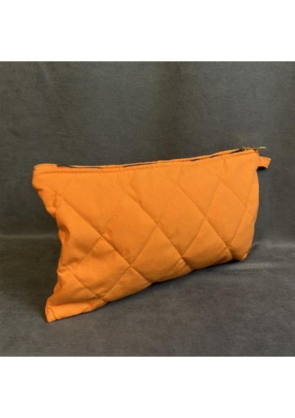 2396 El Yapımı Turuncu Renk Clutch / Portföy Çanta - 20CM x 30CM modelleri