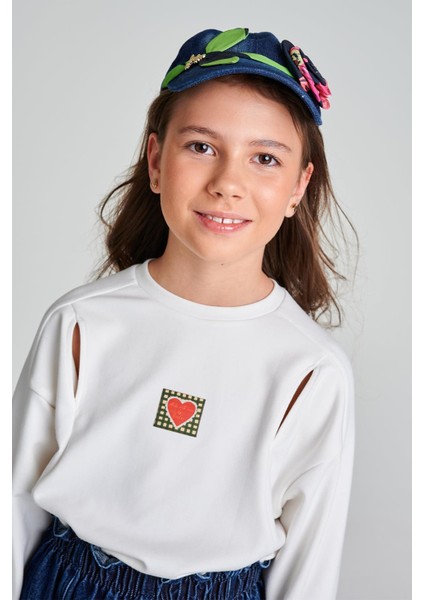 Bg Store Kız Çocuk Beyaz Bluz