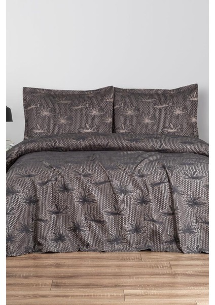 Hermes 3 Parça Çift Kişilik Pike Takımı 230X250 Antrasit