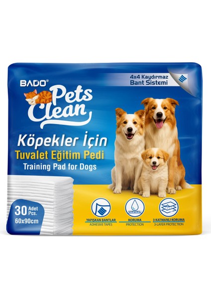 Pets Clean Eğitim(Çiş) Pedi 30LU 60*90CM 2'li Paket fiyatları