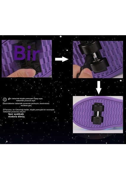 Çocuk Paten Yürüyüş Ayakkabıları, Tekerlekli Paten, Spor Patenleri-Beyaz (Yurt Dışından) fırsatları