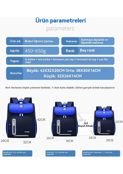 Ilkokul Öğrencileri Için Okul Uzay Sırt ÇANTASI-32*14*26CM (Yurt Dışından) indirimleri