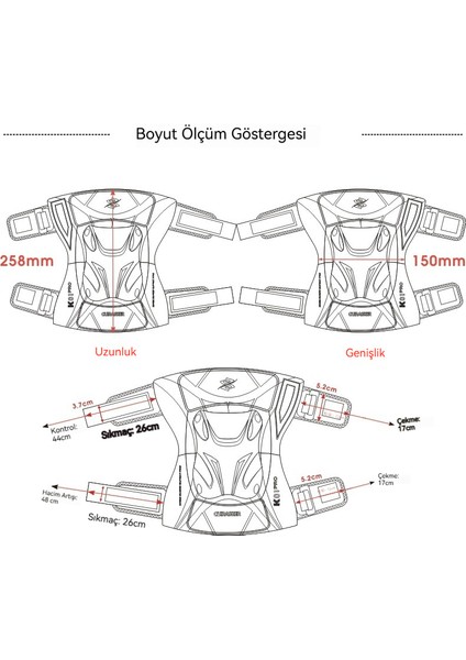Motosiklet Koruyucu Diz Örtüsü Kross Sürüş Şövalyesi Koruyucu Gece Yansıtıcı-Siyah (Yurt Dışından) fiyatları