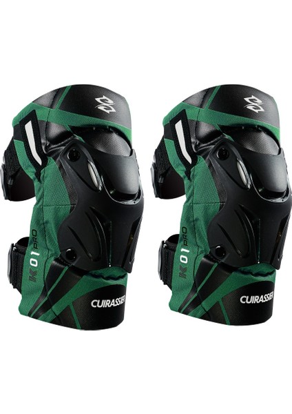 Motosiklet Koruyucu Diz Örtüsü Kross Sürüş Şövalyesi Koruyucu Gece Yansıtıcı-Yeşil (Yurt Dışından)