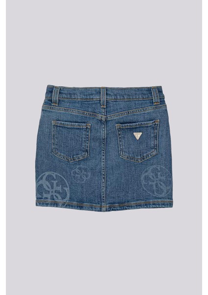 Bg Store Kız Çocuk Mavi Etek modelleri