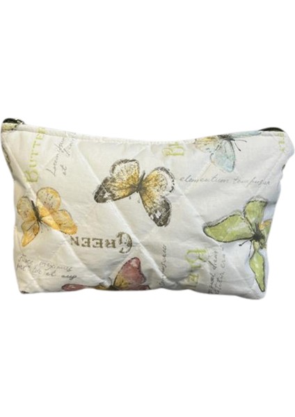 3530 El Yapımı Kelebek Baskı Model Clutch / Portföy Çanta - 19CM x 29CM