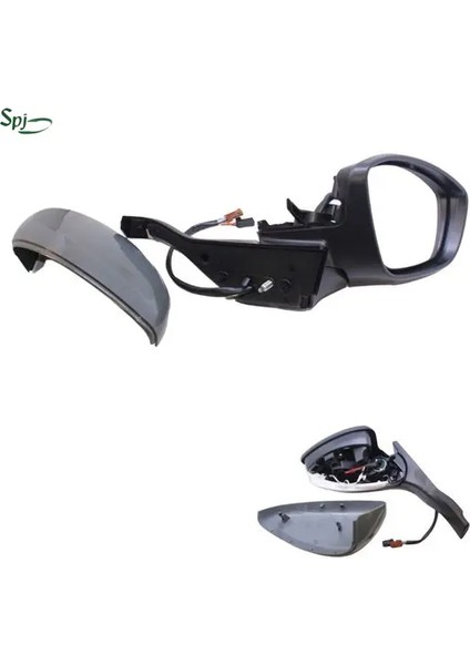 Diş Dikiz Aynasi Elek.astarli Isitmali Sinyalli Sensörlü Sağ 208-2008 12->