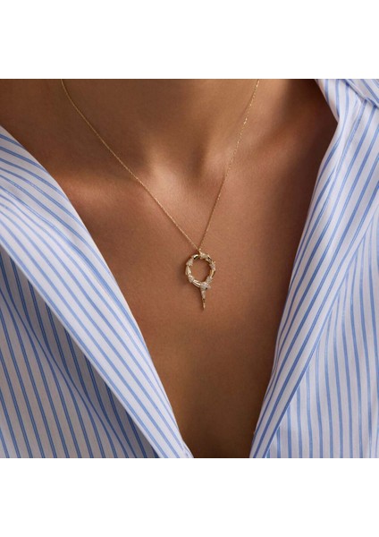 Yılan Kolye Özel Tasarım 3.0 cm Uc 45 cm Zincir