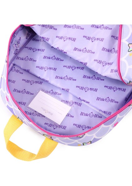 Çocuk Sırt Çantası, Kalem Kutusu, Beslenme Çantası 3'lü Set Pırıltılı Deniz Kızı