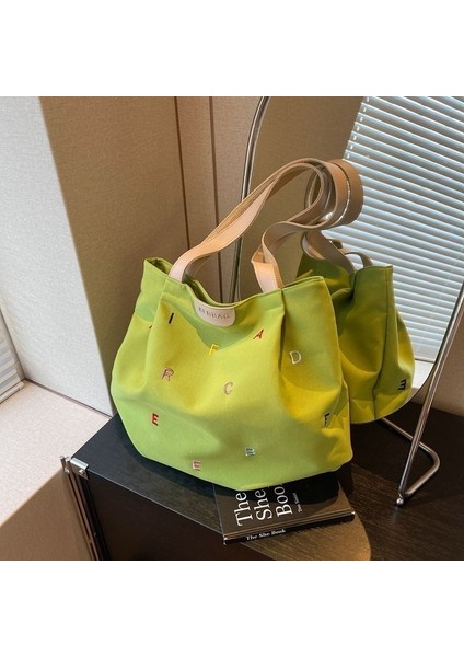 Tuval Gelgit Işlemeli Harfler El No Çanta (Yurt Dışından) fiyatları