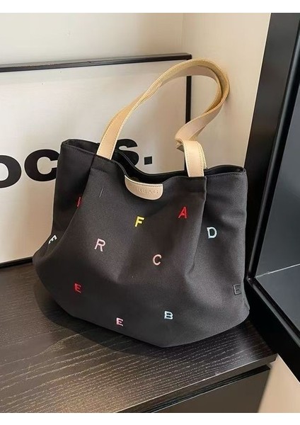 Tuval Gelgit Işlemeli Harfler El No Çanta (Yurt Dışından) fırsatları