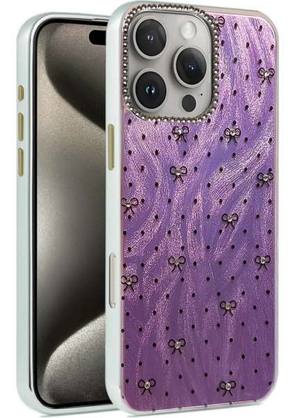 Iphone 16 Pro Kılıf Blade Aynalı Desenli Kapak - Desen 2 Mrayd