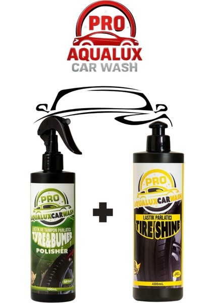 Proaqualuxcarwash Lastik ve Tampon Parlatıcı - Lastik Parlatıcı (Jel )