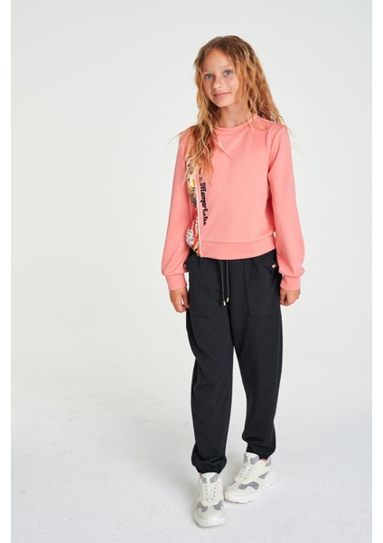 Bg Store Kız Çocuk Siyah Pantolon