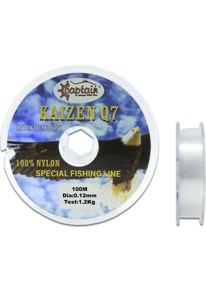 Kaızen Q7 Makara Misina 100 mt Beyaz 0,60 mm