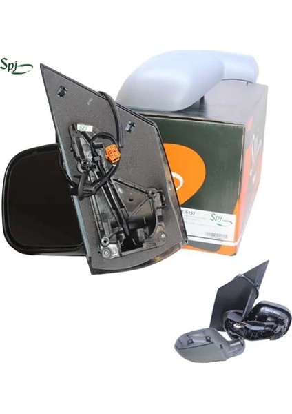 Diş Dikiz Aynasi Berlingo Combo Rifter Proace Elektrikli 2019-> Isitmali Astarli Sol