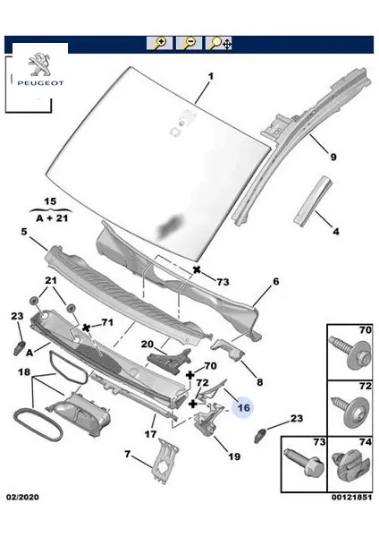 Ön Cam Izgara Sağ Bakaliti Partner Tepee