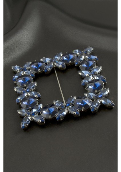 Çiçek Kare Taşlı Kemer Tokası modelleri