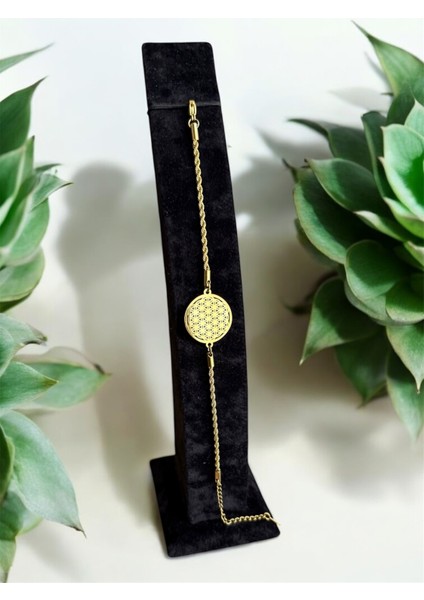 Yaşam Çiçeği Motifli Paslanmaz Çelik Set Cns 017 modelleri