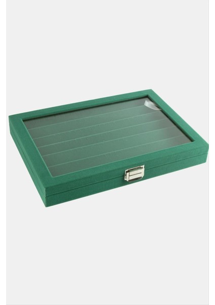 Cam Kapaklı Anfora Kumaş Küpe Standı 24*34 cm fırsatları