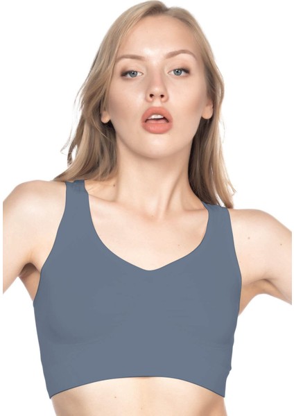 Antrasit 4001 Soft Sporcu Büstiyer