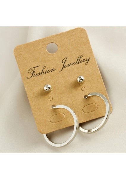 4 Adet Ezme Halka Küpe 2,5 cm fiyatları