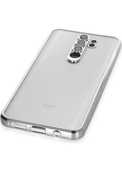 Xiaomi Redmi Note 8 Pro Kılıf Razer Lensli Silikon - Gümüş Mrayd fırsatları