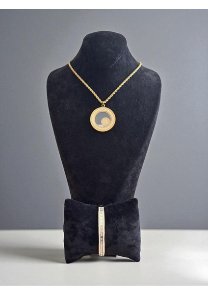 Camlı Tuğralı Paslanmaz Çelik Kombin CNS0031