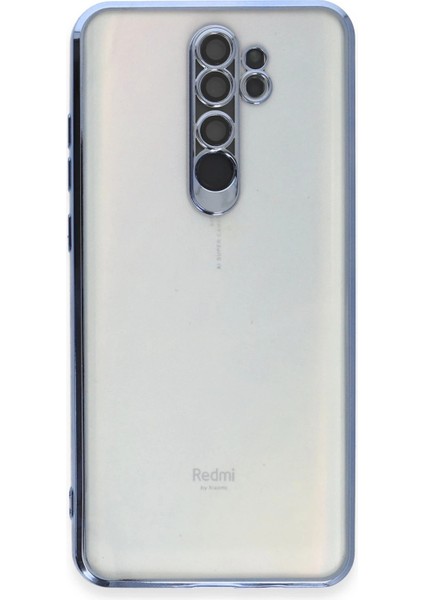 Xiaomi Redmi Note 8 Pro Kılıf Razer Lensli Silikon - Açık Mavi Mrayd fiyatları