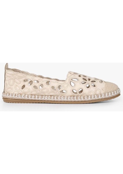 Kadın Flory Bej Çiçek Işlemeli Espadril modelleri