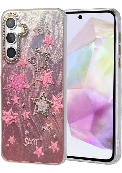 Samsung Galaxy A35 5g Kılıf Blade Aynalı Desenli Kapak - Desen 7 Mrayd