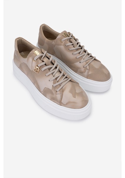 Erkek Bej Hakiki Deri Sneakers & Spor Ayakkabı 352 23206 Erk Ayk SK25-26 Bej Dına fiyatları