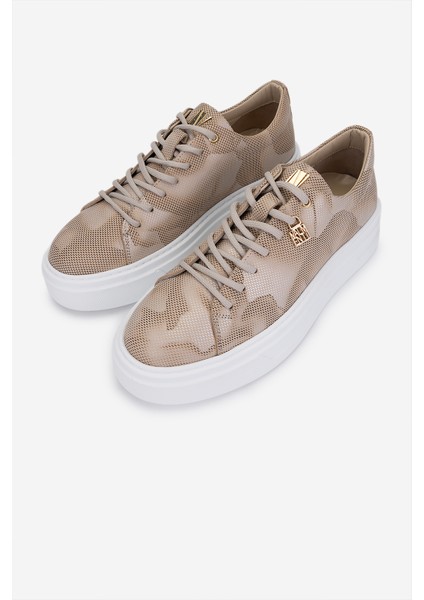 Erkek Bej Hakiki Deri Sneakers & Spor Ayakkabı 352 23206 Erk Ayk SK25-26 Bej Dına indirimleri