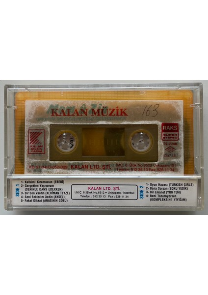 Asım Can Gündüz Anasının Gözü Cin Gibi Kaset (Orijnal Dönem Kaset Baskı Kaset) fiyatları