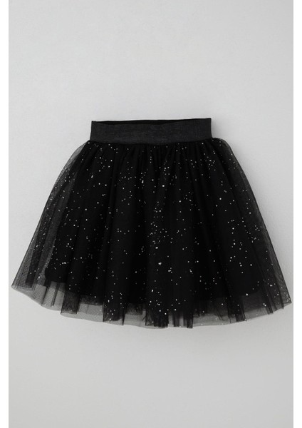 Kız Çocuk Tütü Etek Sim Detaylı 5-10 Yaş, Siyah modelleri