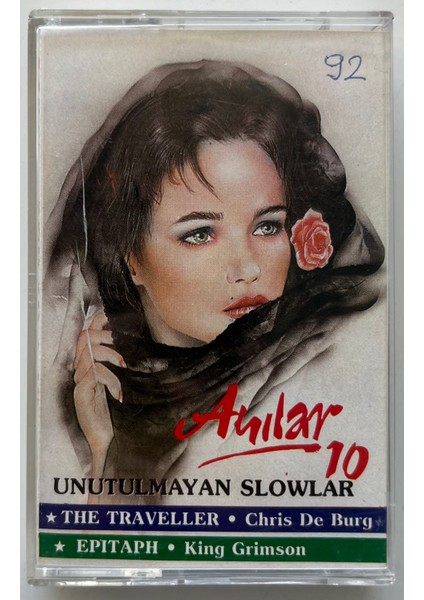 Anılar 10 Unutulmayan Slowlar Kaset (Orijnal Dönem Kağıt Baskı Kaset)