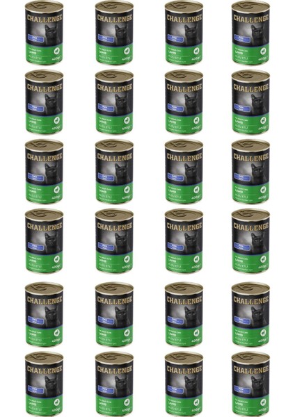 Pate Kuzu Etli Yetişkin Kedi Konservesi 400 gr x 24 Adet