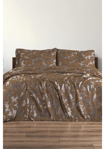 Plane 3 Parça Çift Kişilik Pike Takımı 230X250 Kahve