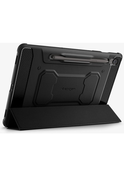 Galaxy Tab S10 FE / Tab S9 ile Uyumlu Ekstra Dayanıklı Kılıf Rugged Armor Hava Kanalı Teknolojisi™ Askeri Sınıf Koruma Black Çift Katman Kapak - ACS09380 fırsatları